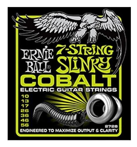 Cuerdas Guitarra Eléctrica Cobalt 7 Reg Slinky / Lemmy Rock
