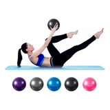 Kit Com 6 Bola Yoga Pilates Fisio Overball Ginastica 25cm Cor Azul