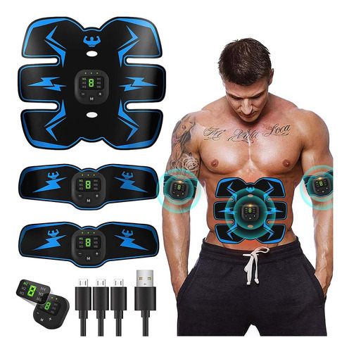 Ems Hombres Mujeres Cinturón Abdominal Electroestimulación