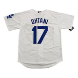 Los Angeles Dodgers 17# Ohtani Shohei Camiseta Blanco