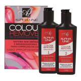 Kit Colour Remover Alpha Line Removedor De Coloração 240ml