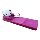 Cama Portatil Infantil Hello Kitty 1.70m Con Almohada Gratis