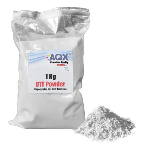 Powder Dtf Aqx Pro Adhesivo 1kg Para Film Papel Transfer