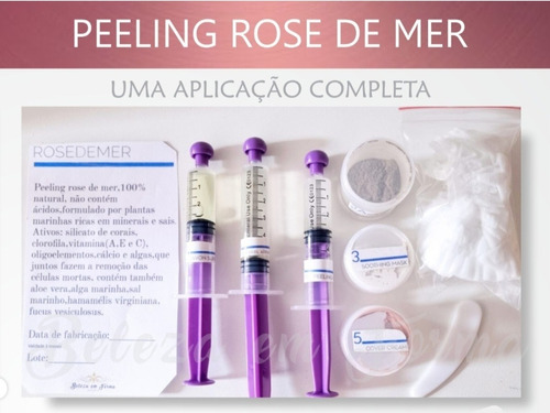 Peeling Rose De Mer, Uma Aplicação, Peeling Do Mar Morto.