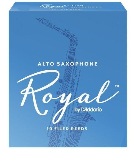 Caixa C/ 10 Palheta D'addario Rico Royal - Sax Alto Nº 2,0