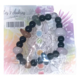 Kit 2 Pulseras 7 Chakras, Con Piedras Naturales Legitimas