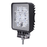 Faro Auxiliar Reflector 4x4 Led Off Road 27w Cuadrado