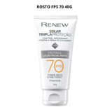 Avon Protetor Solar Renew Fps70 Com Protinol 40g