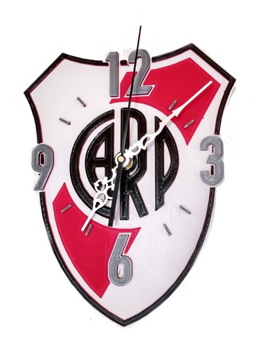 Reloj De Pared - River Plate - Impresión 3d