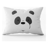 Almohada Cojin Decorativo Escandalosos Polar Panda Pardo 40c