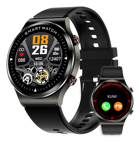Smartwatch Kumi Gt5 Bluetooth Negro Acepta Llamadas Rz