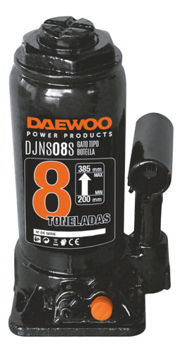 Criquet Botella Reforzado 8 Toneladas Daewoo Djns08s Negro