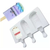 Molde De Silicona Para Paletas Cakesicle Paleta Monstros