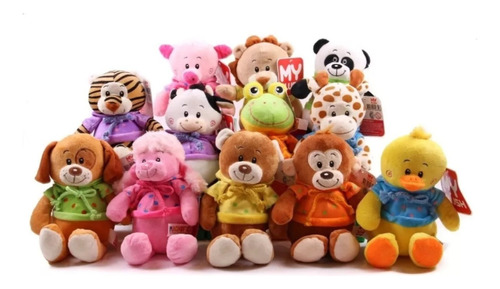 Peluches Animales Con Sweater 20cm - My Plush Art. 7605