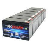 Kit Com 10 Bateria Selada 12v 7ah Para Nobreak Apc Sms Nhs