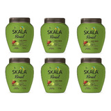 Skala Café Verde Máscara Vegana Hidratante Rulos 1kg X6un