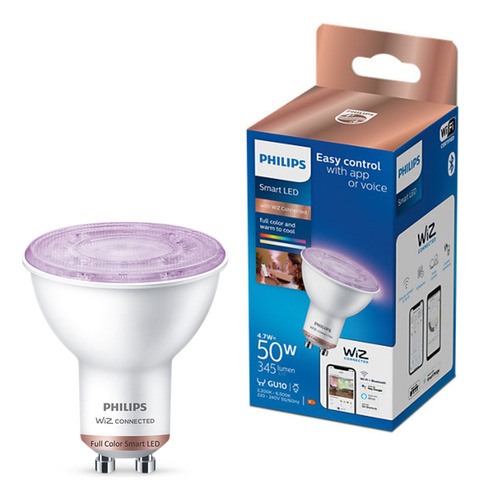 Lampara Led Philips Wifi Smart Color Gu10 Inteligente