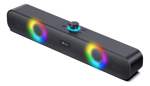 Bocina Inalambrica 1hora Barra De Sonido Rgb Bt Usb Boc241