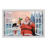 Iarttop Adhesivo De Pared 3d De Navidad, Adhesivo De Pared D