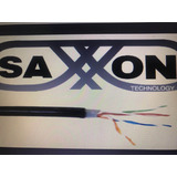 Bobina De Cable Utp Cat 5e 100% Cobre, Para Exterior, Saxxon