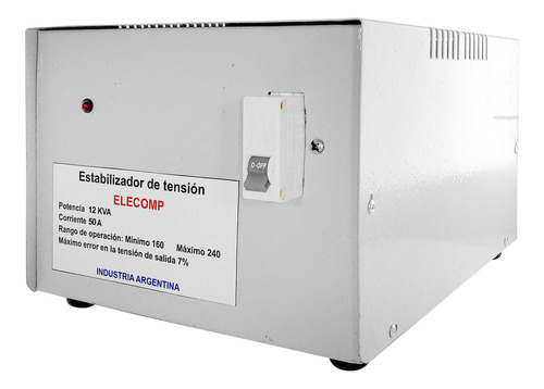 Estabilizador Elecomp Elevador Tension 12kva 160 240v Hogar