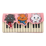 Cartera Loungefly Disney Aristocats Piano Kitties De Piel Si