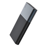 Carregador Externo Powerbank Geonav 14000mah iPhone Android Cor Preto C/ Cinza