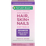 Suplemento Hair, Skin & Nails Nature's Bounty, 150 Cápsulas