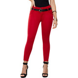 Jeans Colombiano Control Abdomen 1438 Rojo Bartolomeo