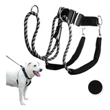 Halter De Entrenamiento Para Perros Grandes, Arnés Negro Sin