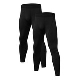 Pantalones Térmicos De Fútbol Para Hombre - Cor Preto - 2 Pi