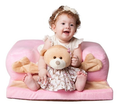 Assento Almofada Infantil Bebê - Cadeira Sofá Alimentação 