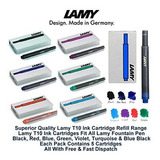 Lamy T10 Color Clasificado Paquete Pluma Fuente Cartuchos De