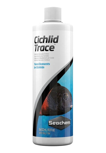 Cichlid Trace 500ml Seachem Elementos Traço Para Ciclideos