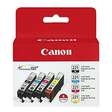 Pack De Colores Canon Cli-221 Para Impresoras Canon_cli-221.