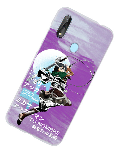 Funda Para Zte Attack On Titan Mikasa Ackerman Tu Nombre