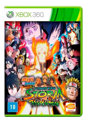 Jogo Naruto Storm Revolution Xbox 360 Original Mídia Física