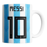 Tazón - Taza De Cerámica - Argentina Messi 10