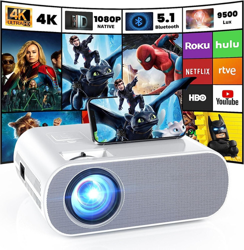 Mini Proyector Video Beam 7500 Lumens Fullhd 250''promo