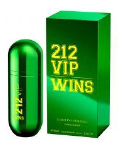 Perfume Impor 212 Vip Wins 80ml Women Exquisito! Env Gratis!