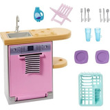 Barbie Muebles Y Accesorios Set Juego De Cocina