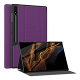Funda Para Galaxy Tab S8 Ultra Con Auto Sleep/wake (violeta)