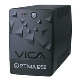 No Break Vica Optima 1250 1250va 600w 6 Contactos Color Negro