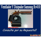 Ventilador Y Disipador Samsung Rv410