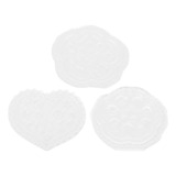 Molde De Silicona Para Decoración De Uñas, 3 Unidades