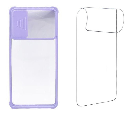 Carcasa Para Samsung A52 5g Cover Camara + Lamina Hidrogel