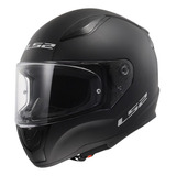 Casco Integral Para Moto Ls2 Rapid Ff353 Negro Mate Liso Talla S