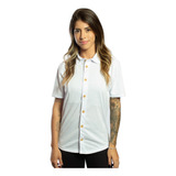 Camisete Feminino De Malha Ecológicas Tipo Linho Manga Curta