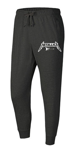 Buzo Pantalon Unixes Estampado Metalica