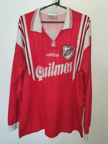 Camiseta River Plate adidas 1997 Roja Manga Larga #7 Salas